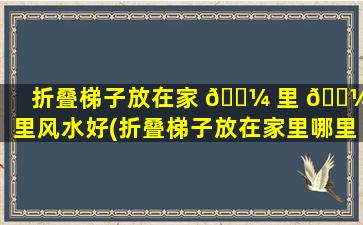 折叠梯子放在家 🌼 里 🐼 哪里风水好(折叠梯子放在家里哪里风水好一点)